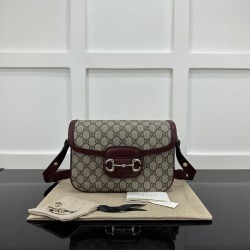 Gucci Horsebit 1955 small shoulder bag red ‎815178