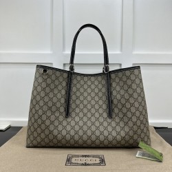 Gucci GG Emblem large tote bag black ‎815212