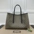 Gucci GG Emblem large tote bag black ‎815212