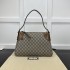 Gucci GG Emblem large shoulder bag brown ‎815217