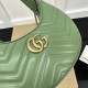 Gucci GG Marmont mini shoulder bag green 699514 Gucci GG Marmont mini shoulder bag green 699514