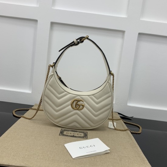 Gucci GG Marmont mini shoulder bag white 699514 Gucci GG Marmont mini shoulder bag white 699514