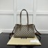 Gucci GG Emblem small tote bag brown ‎815214