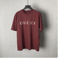 Gucci Cotton jersey T-shirt with print red