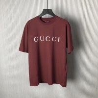 Gucci Cotton jersey T-shirt with print red