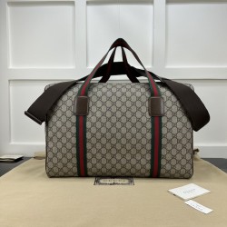 Gucci Medium duffle bag with Web ‎758664