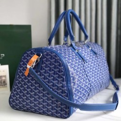 Goyard Boston 50 Bag Blue