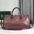 Goyard Boston 50 Bag Burgundy