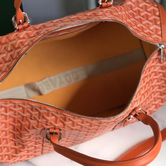 Goyard Boston 50 Bag Orange Goyard Boston 50 Bag Orange