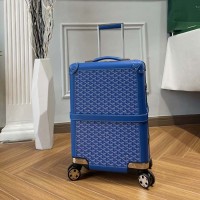 Goyard Bourget PM Trolley Case Blue