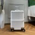 Goyard Bourget PM Trolley Case White