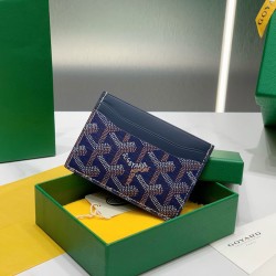 Goyard Saint-Sulpice Card Wallet Blue