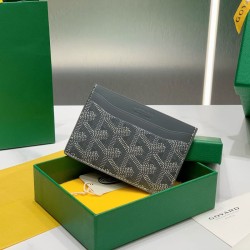 Goyard Saint-Sulpice Card Wallet Grey