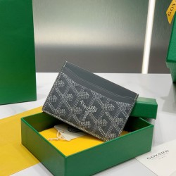 Goyard Saint-Sulpice Card Wallet Grey