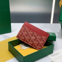 Goyard Saint-Sulpice Card Wallet Red
