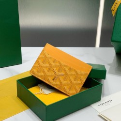 Goyard Saint-Sulpice Card Wallet Yellow