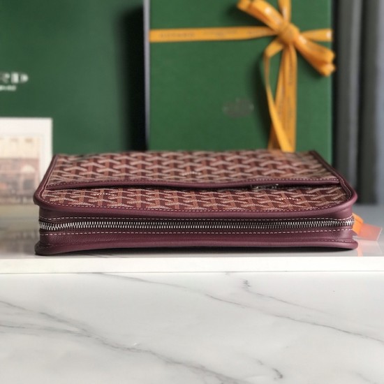 Goyard Jouvence GM Toiletry Bag Burgundy Goyard Jouvence GM Toiletry Bag Burgundy