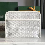 Goyard Jouvence GM Toiletry Bag White