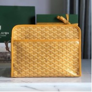 Goyard Jouvence GM Toiletry Bag Yellow