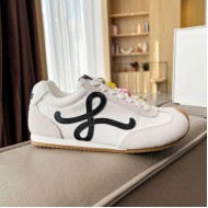 Loewe Ballet Runner 2.0 in nylon and calfskin white/black