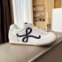 Loewe Ballet Runner 2.0 in nylon and calfskin white/black