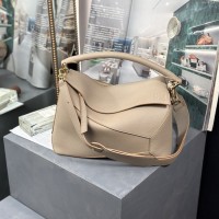 Loewe Puzzle bag in soft grained calfskin beige