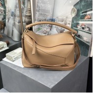 Loewe Puzzle bag in soft grained calfskin tan