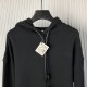 Loewe Relaxed fit hoodie in black cotton Loewe Relaxed fit hoodie in black cotton