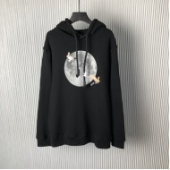 Loewe Relaxed fit hoodie in cotton Black
