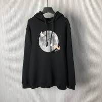 Loewe Relaxed fit hoodie in cotton Black