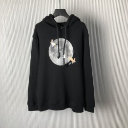 Loewe Relaxed fit hoodie in cotton Black