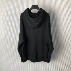 Loewe Relaxed fit hoodie in cotton Black