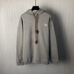 Loewe Relaxed fit hoodie in cotton Grey