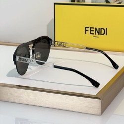 Fendi FF Technicolor Black Sunglasses