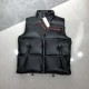 Prada Light Re-Nylon down vest black Prada Light Re-Nylon down vest black