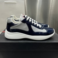 Prada America's Cup sneakers Patent Leather Navy