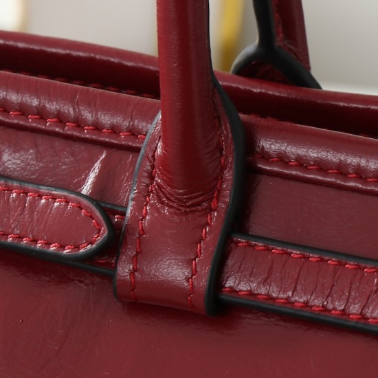 Prada Medium Leather Handbag Red Prada Medium Leather Handbag Red
