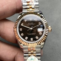 Rolex Lady Datejust 28mm Watches Brown Dial