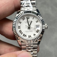 Rolex Lady Datejust 28mm Watches White Dial