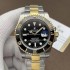 Rolex Submariner 40mm Black Dial Watch / Gold