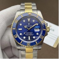 Rolex Submariner 40mm Blue Dial Watch