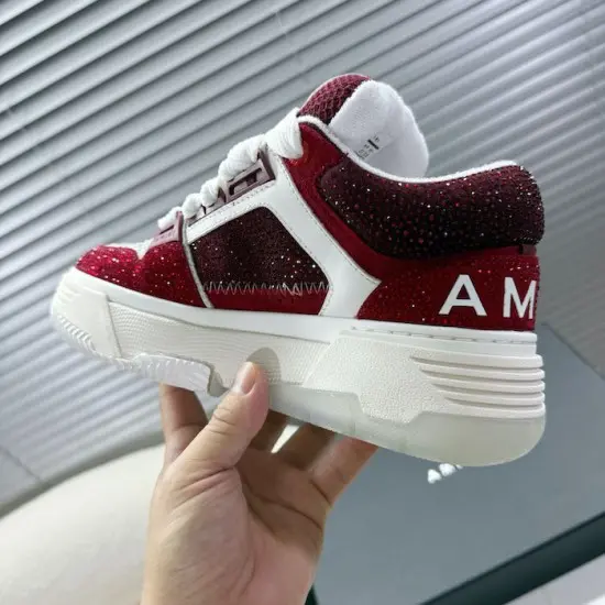 Amiri Crystal MA-1 Sneakers Burgundy Amiri Crystal MA-1 Sneakers Burgundy