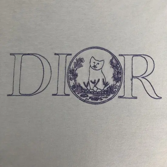 Dior and Hylton Nel T-Shirt Relaxed Fit Blue Cotton Jersey Dior and Hylton Nel T-Shirt Relaxed Fit Blue Cotton Jersey