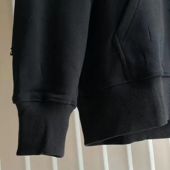 Givenchy Hoodie in fleece with destroyed effect black Givenchy Hoodie in fleece with destroyed effect black