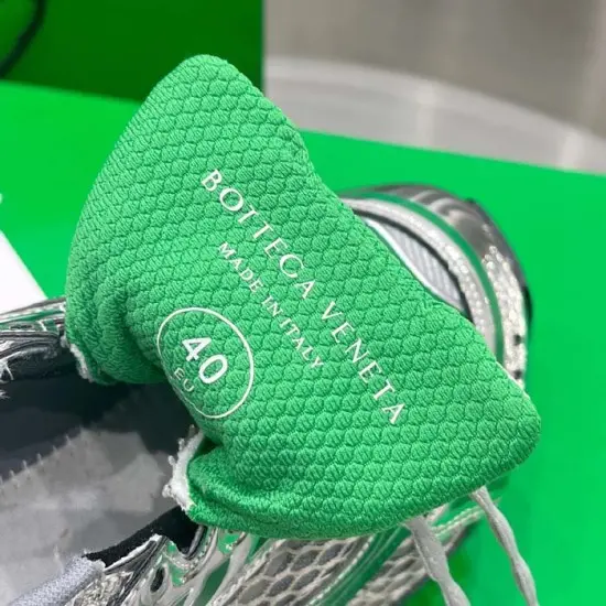 Bottega Veneta Orbit Sneaker Lightweight Technical Fabric and Mesh Green Bottega Veneta Orbit Sneaker Lightweight Technical Fabric and Mesh Green