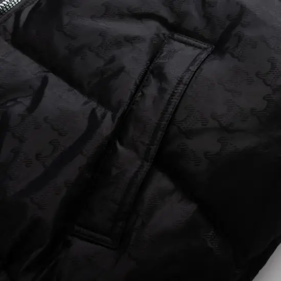 Celine Down Jacket in Triomphe Nylon Jacquard Celine Down Jacket in Triomphe Nylon Jacquard