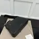 Gucci GG Emblem large shoulder bag black smooth leather Gucci GG Emblem large shoulder bag black smooth leather